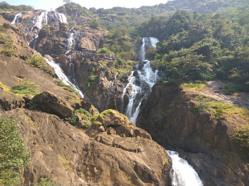 Dudhsagar Falls from Railtrack