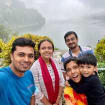 Selfie nainital lake