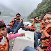 Boating at nainital lake