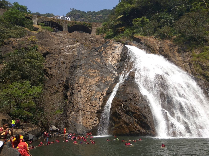 Finally, we reached the bottom of the falls